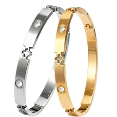 Clover Four Leaf Bangle - Girlee