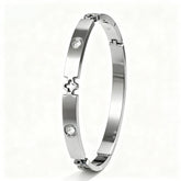 Clover Four Leaf Bangle - Girlee