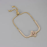 Adjustable Four Clover Bracelet - Girlee
