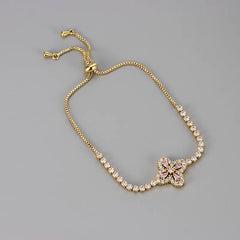 Adjustable Four Clover Bracelet - Girlee