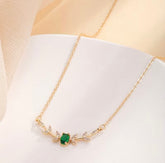 Branch Leaf Inlaid Zirconia