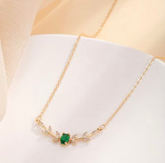 Branch Leaf Inlaid Zirconia