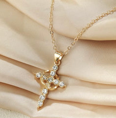 Cross Crown Necklace