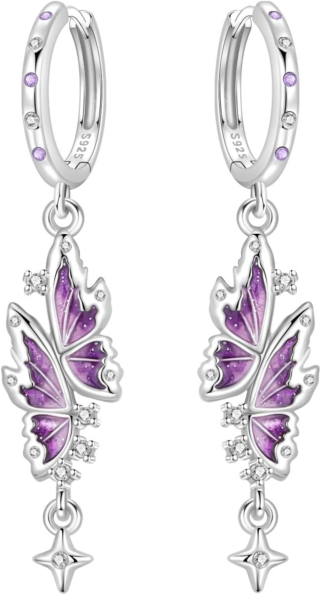 925 Sterling Silver Drop Earrings For Women