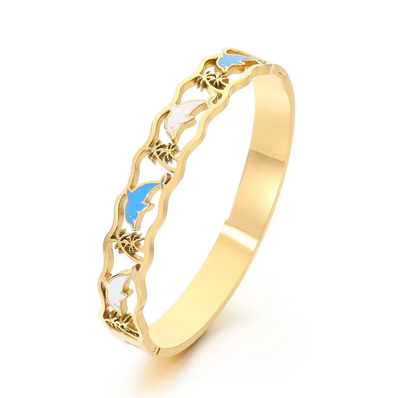 Ocean Theme Bangle - Girlee