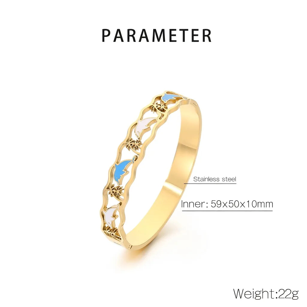 Ocean Theme Bangle - Girlee