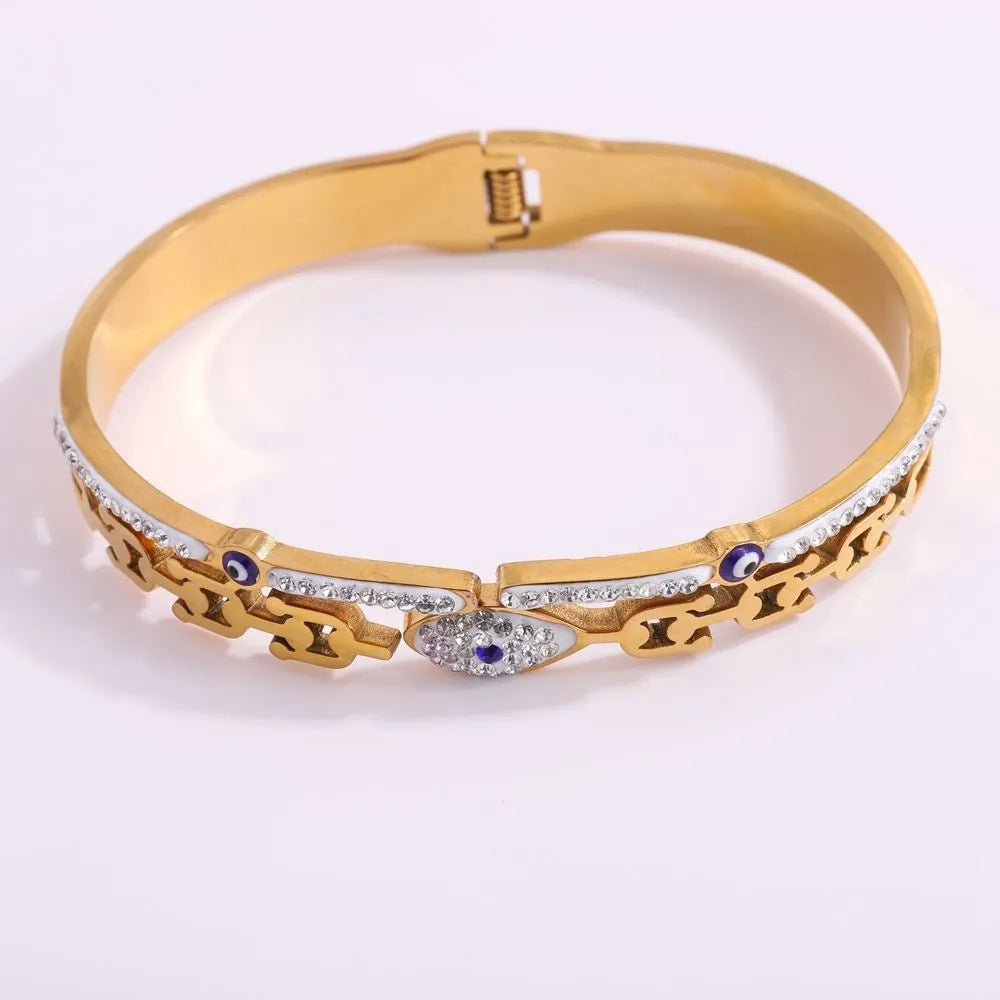 Evil Eye Bangle - Girlee