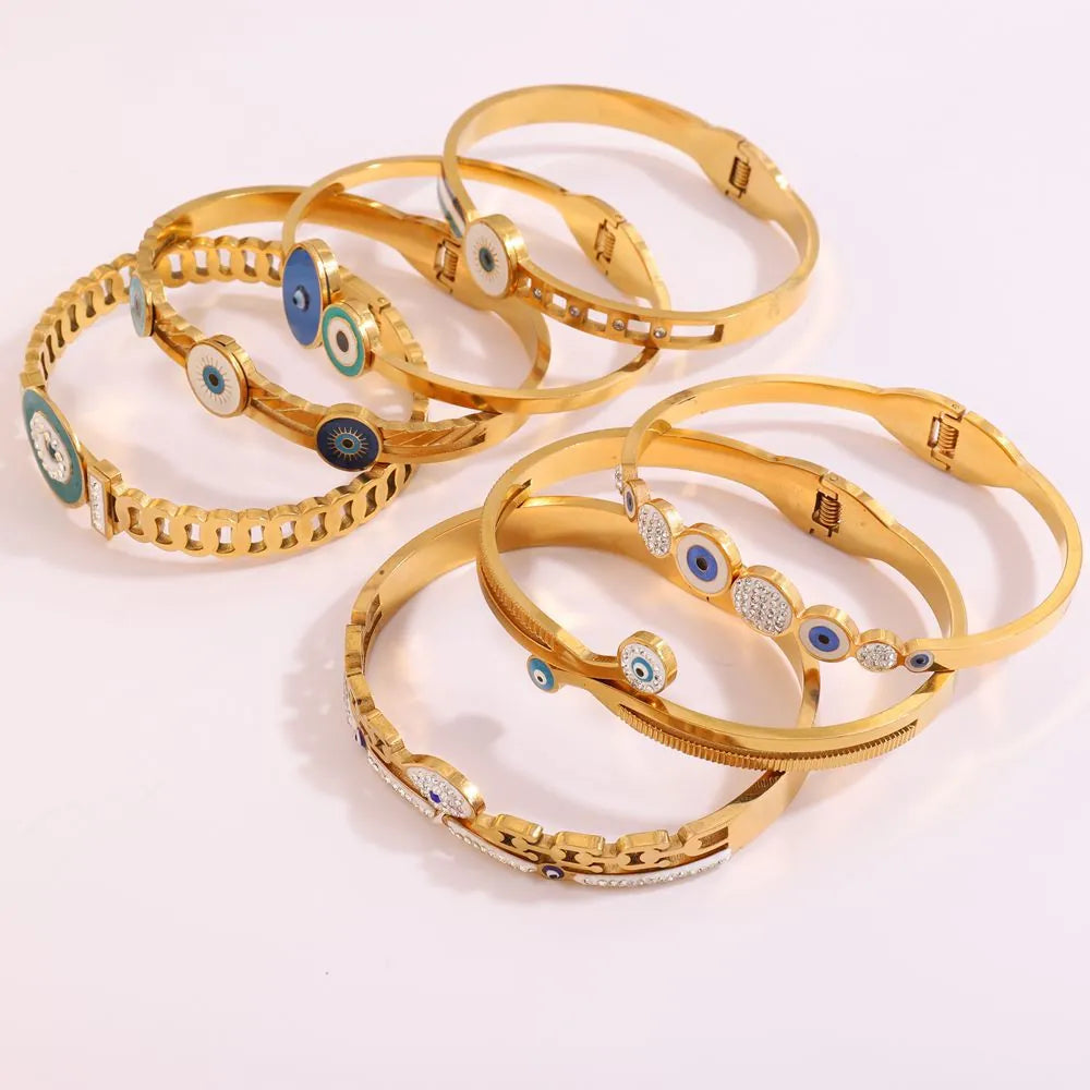 Evil Eye Bangle - Girlee