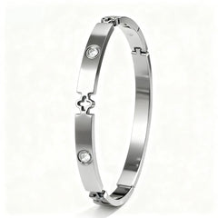Clover Four Leaf Bangle - Girlee