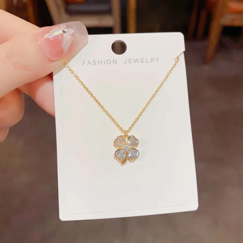Four Leaf Clover Design Necklace