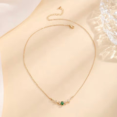 Branch Leaf Inlaid Zirconia